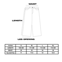 Obisdian baggy selvedge denim